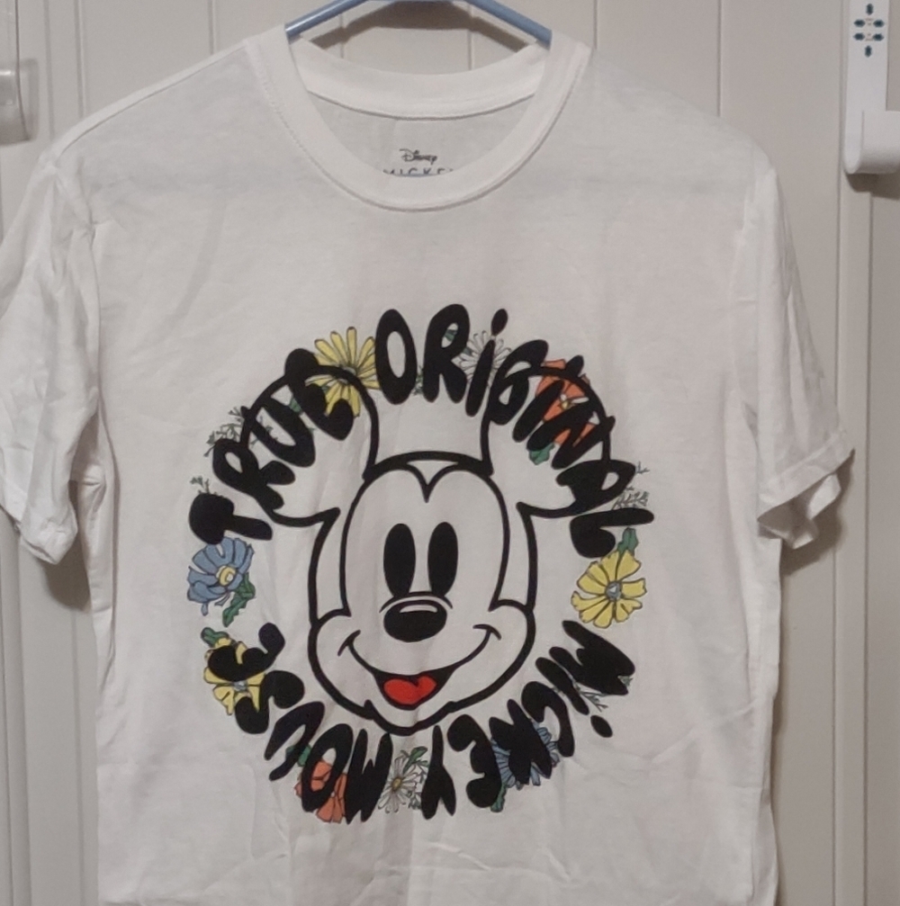 Disney White Mickey Mouse In Women's T-Shirt